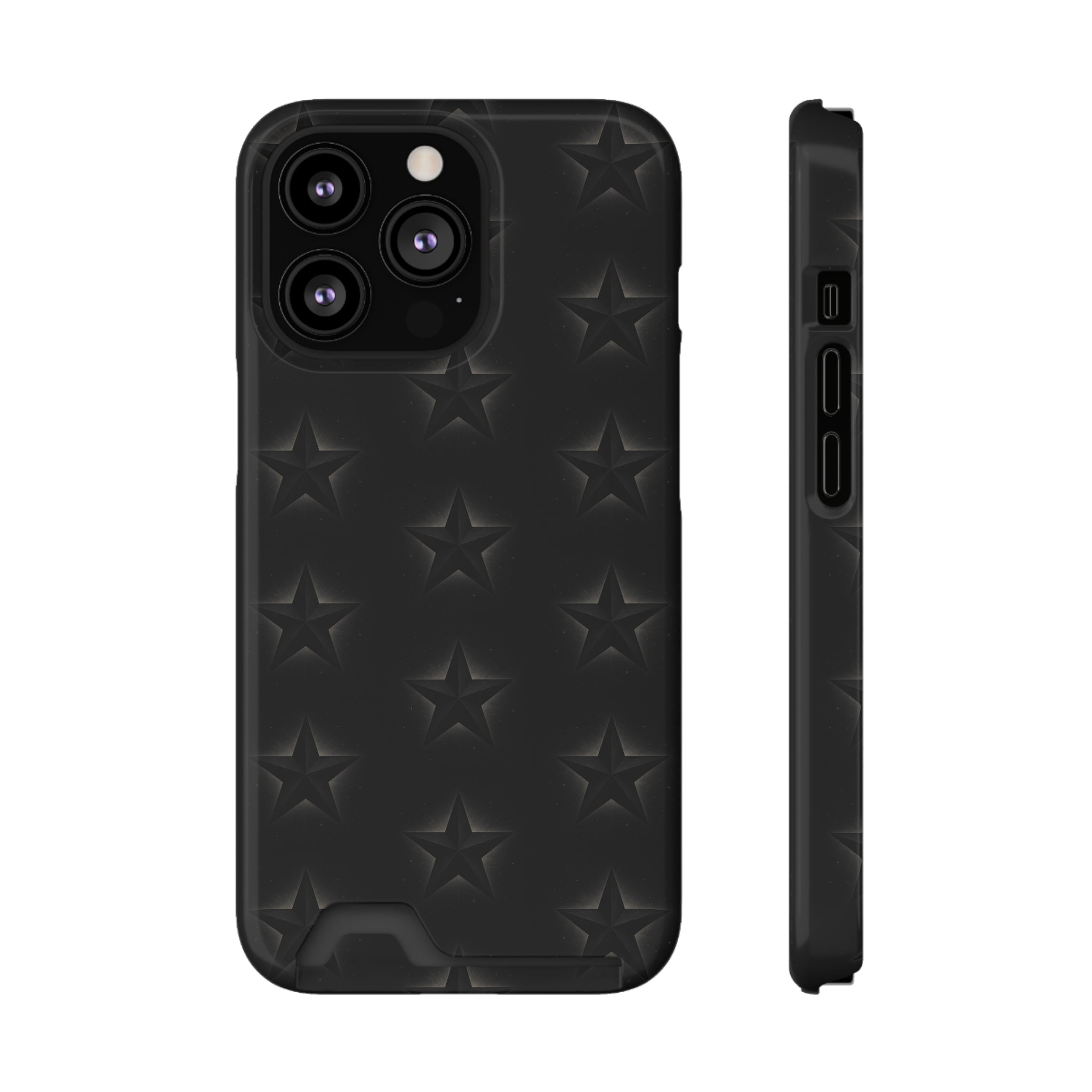 Star Phone Case with Card Holder