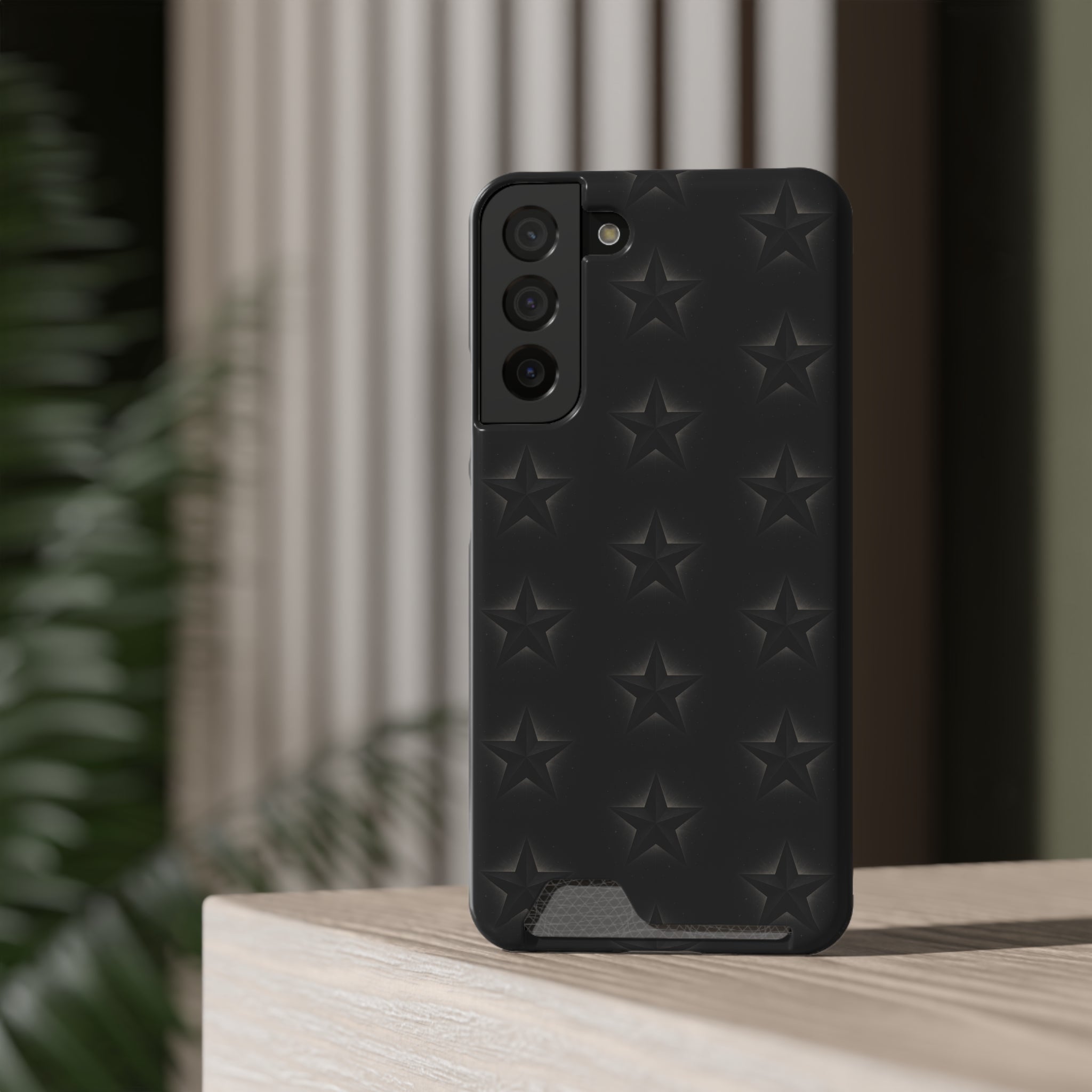 Star Phone Case with Card Holder