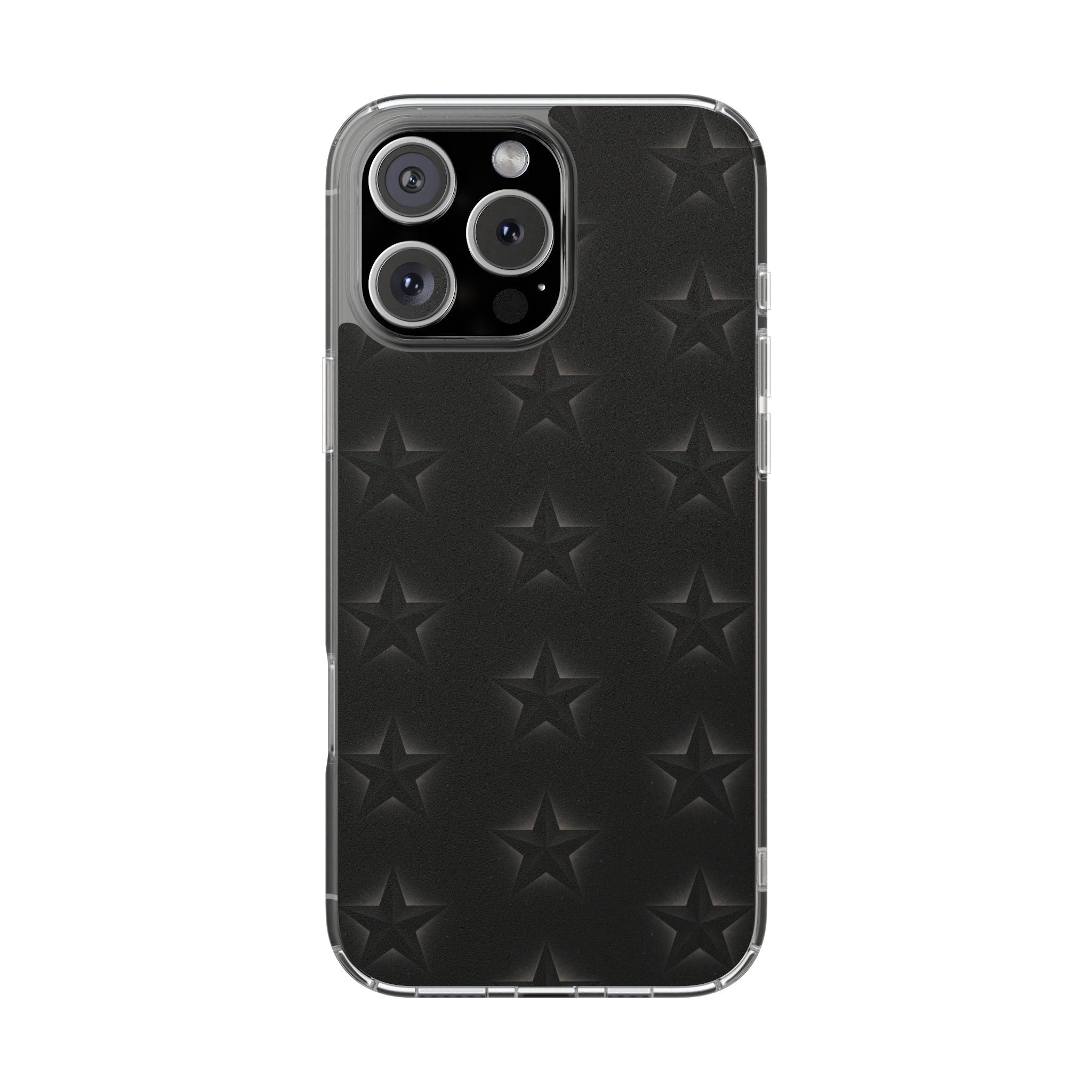 Star Magnetic Impact-Resistant Phone Case with Clear Design