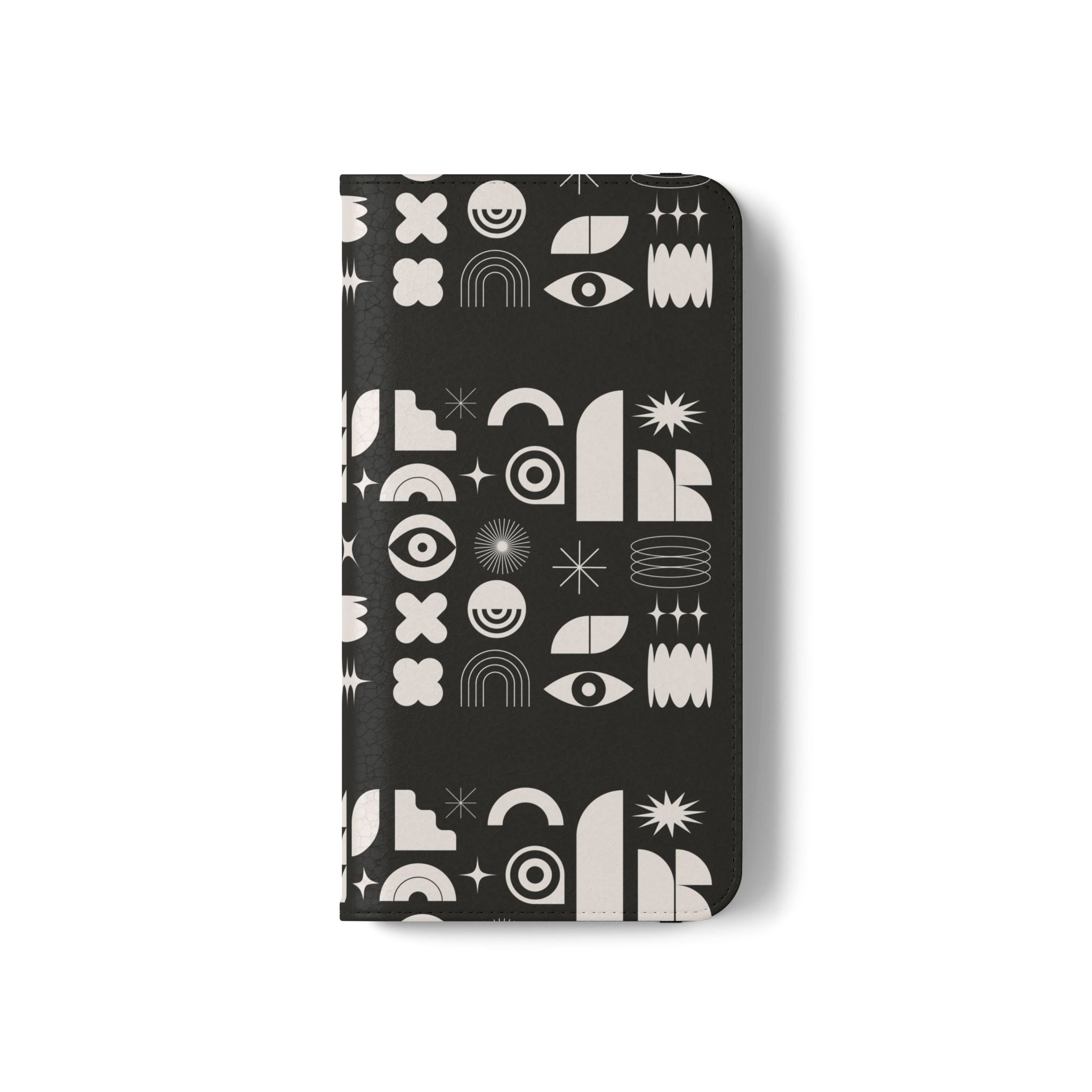 Stylish Flip Cases with Abstract Design - Versatile Phone Wallet for Everyday Use