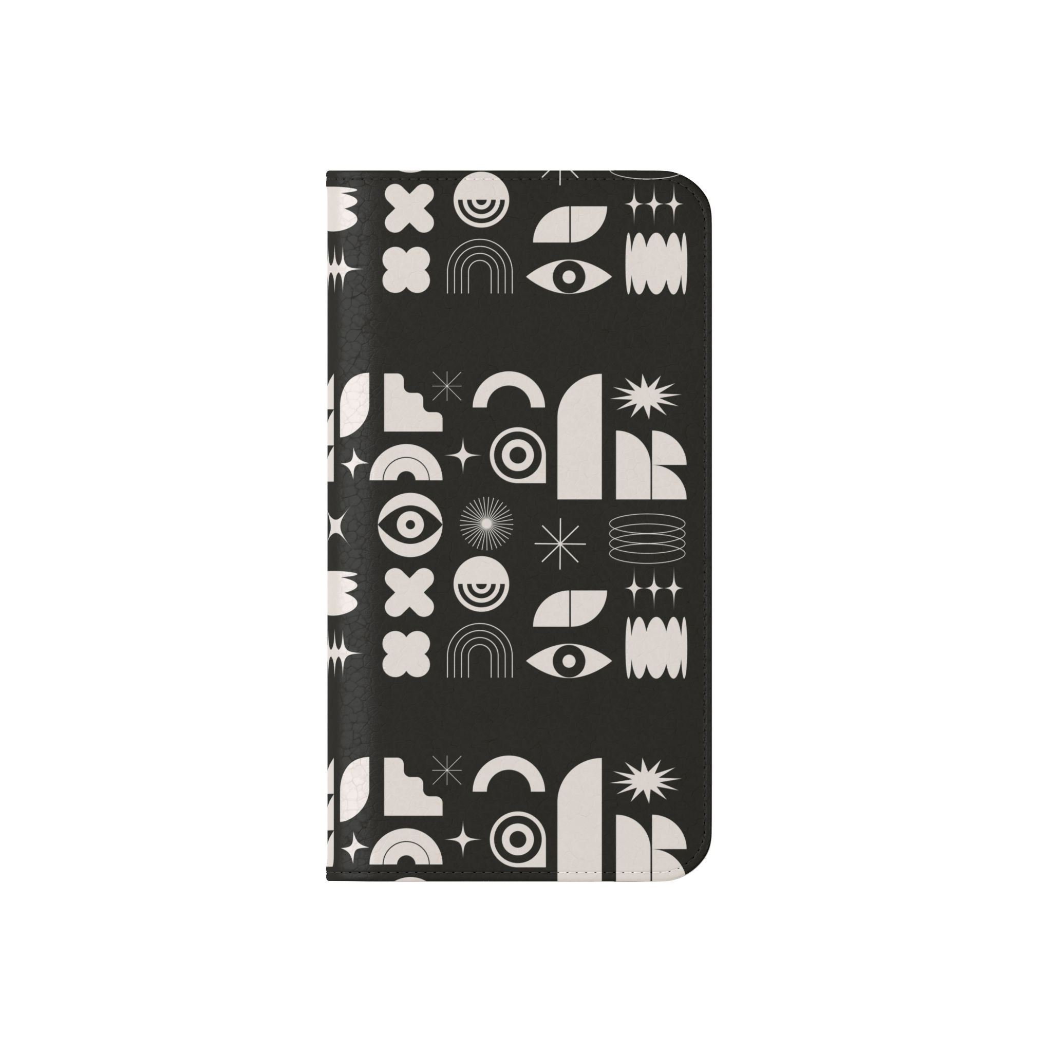 Stylish Flip Cases with Abstract Design - Versatile Phone Wallet for Everyday Use