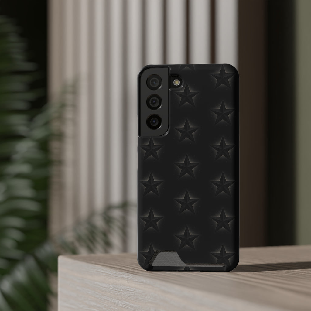 Star Phone Case with Card Holder