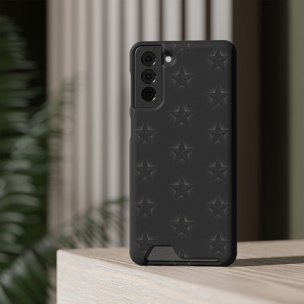 Star Phone Case with Card Holder