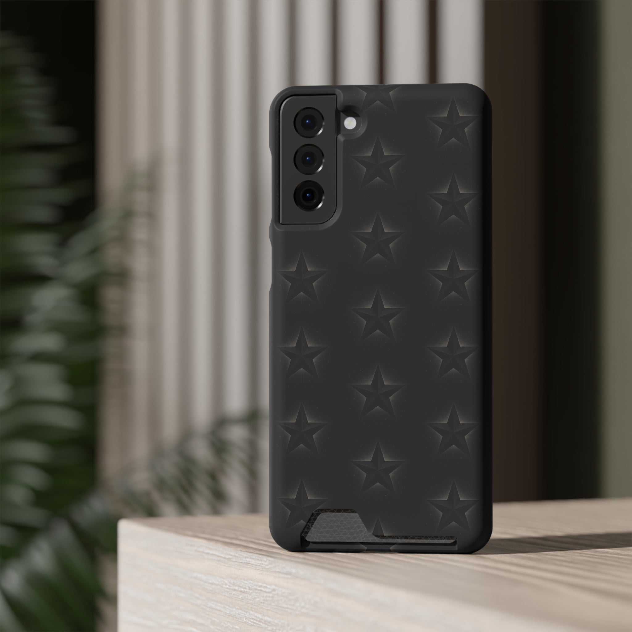 Star Phone Case with Card Holder