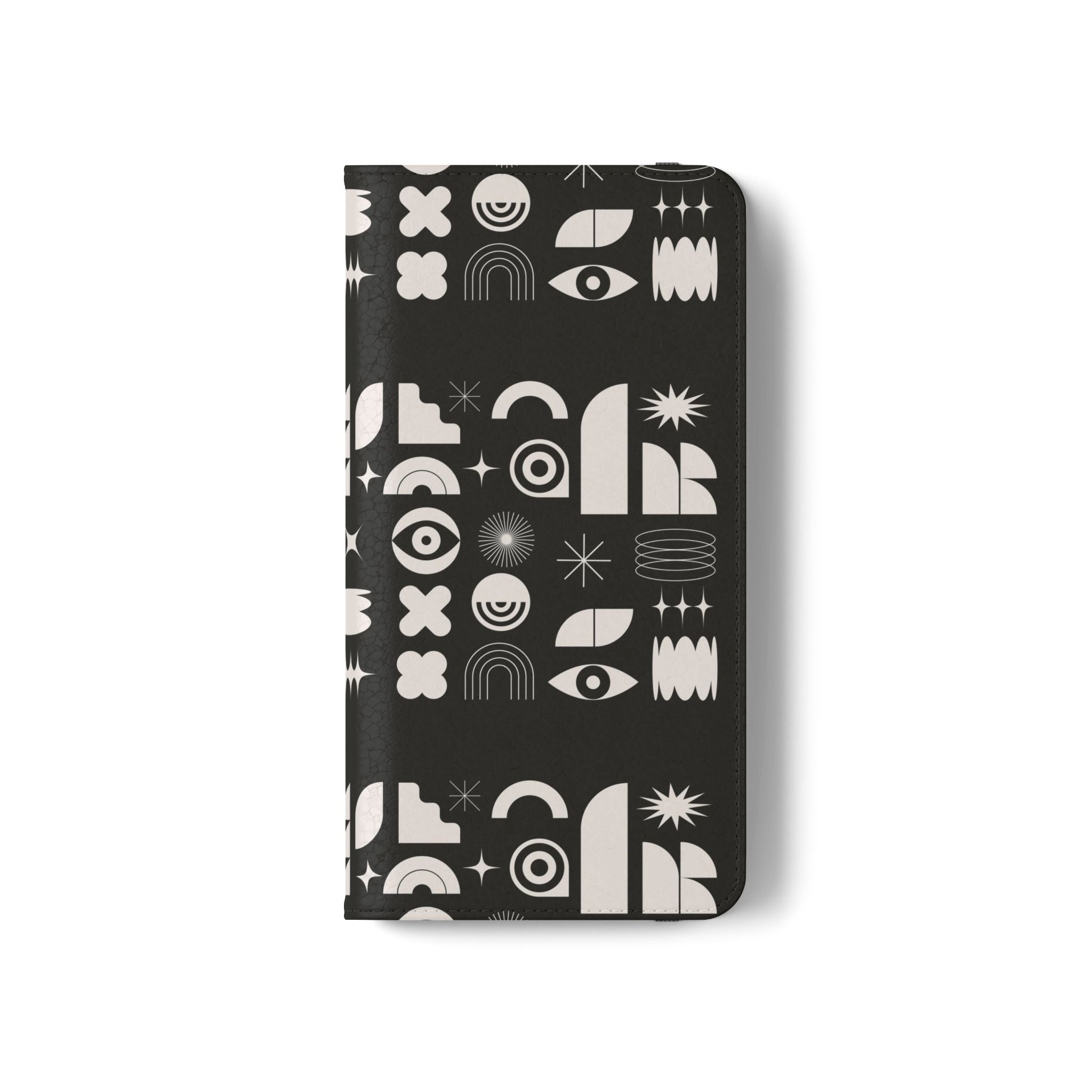 Stylish Flip Cases with Abstract Design - Versatile Phone Wallet for Everyday Use