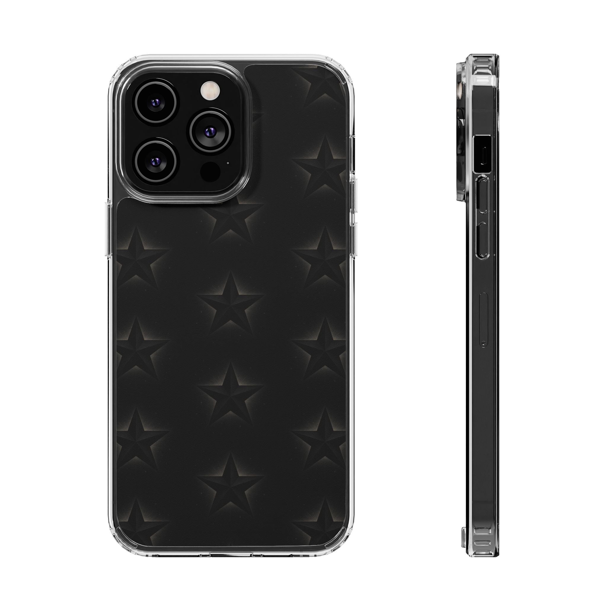 Star Magnetic Impact-Resistant Phone Case with Clear Design