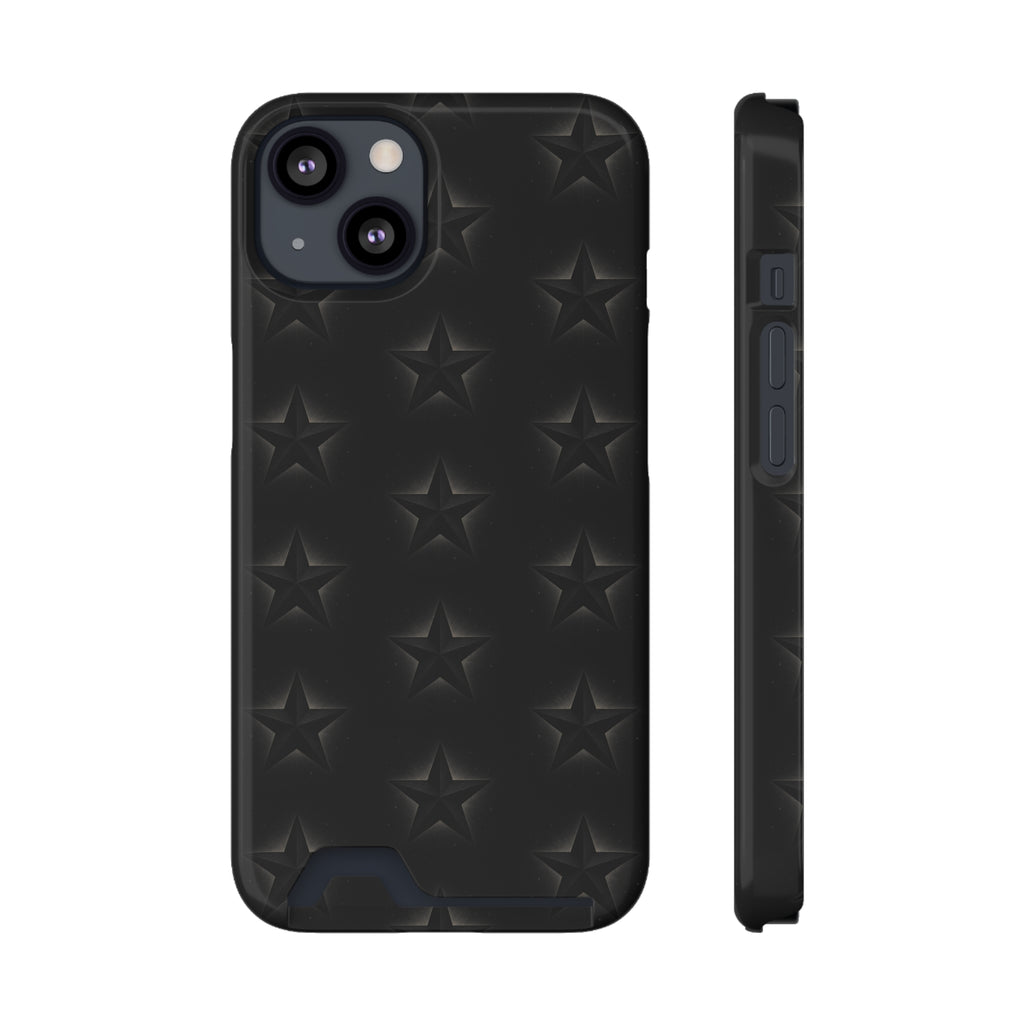 Star Phone Case with Card Holder
