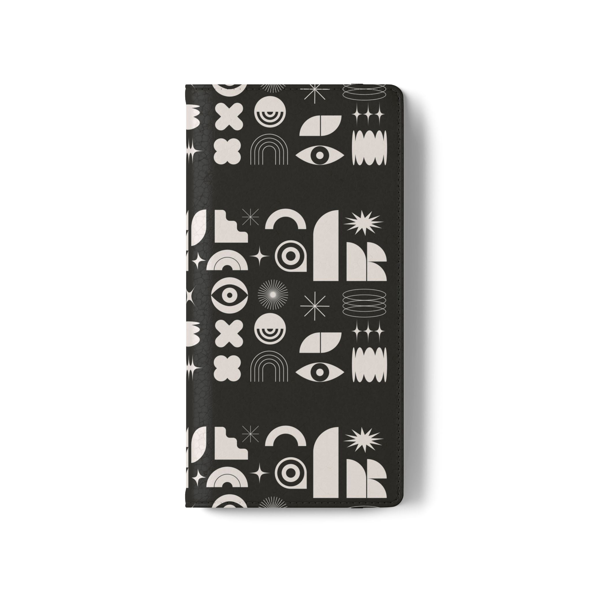 Stylish Flip Cases with Abstract Design - Versatile Phone Wallet for Everyday Use