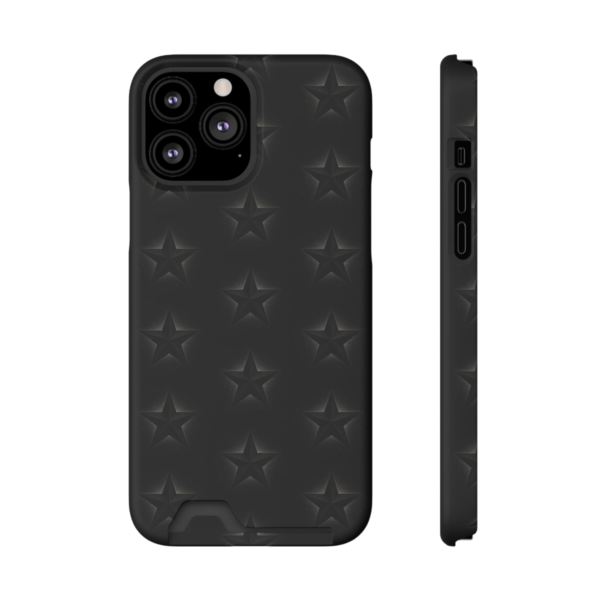 Star Phone Case with Card Holder