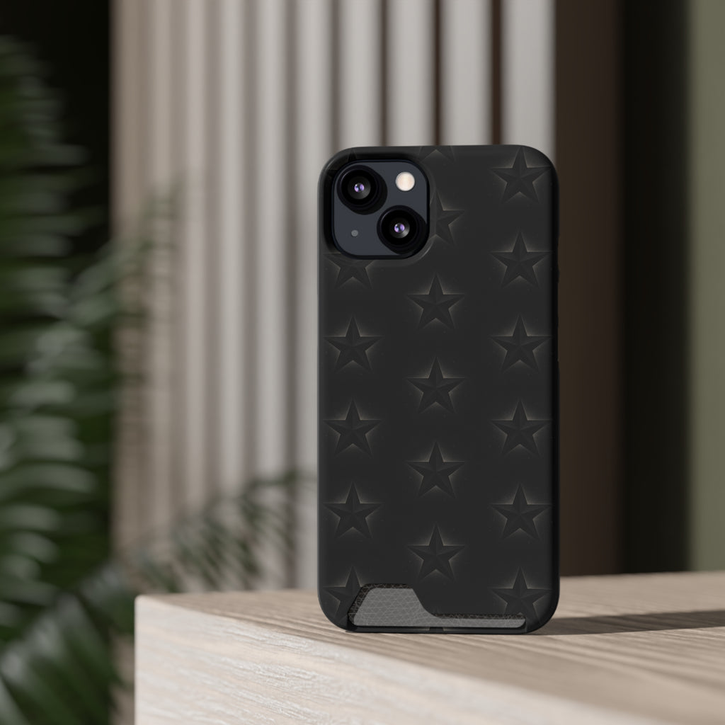 Star Phone Case with Card Holder