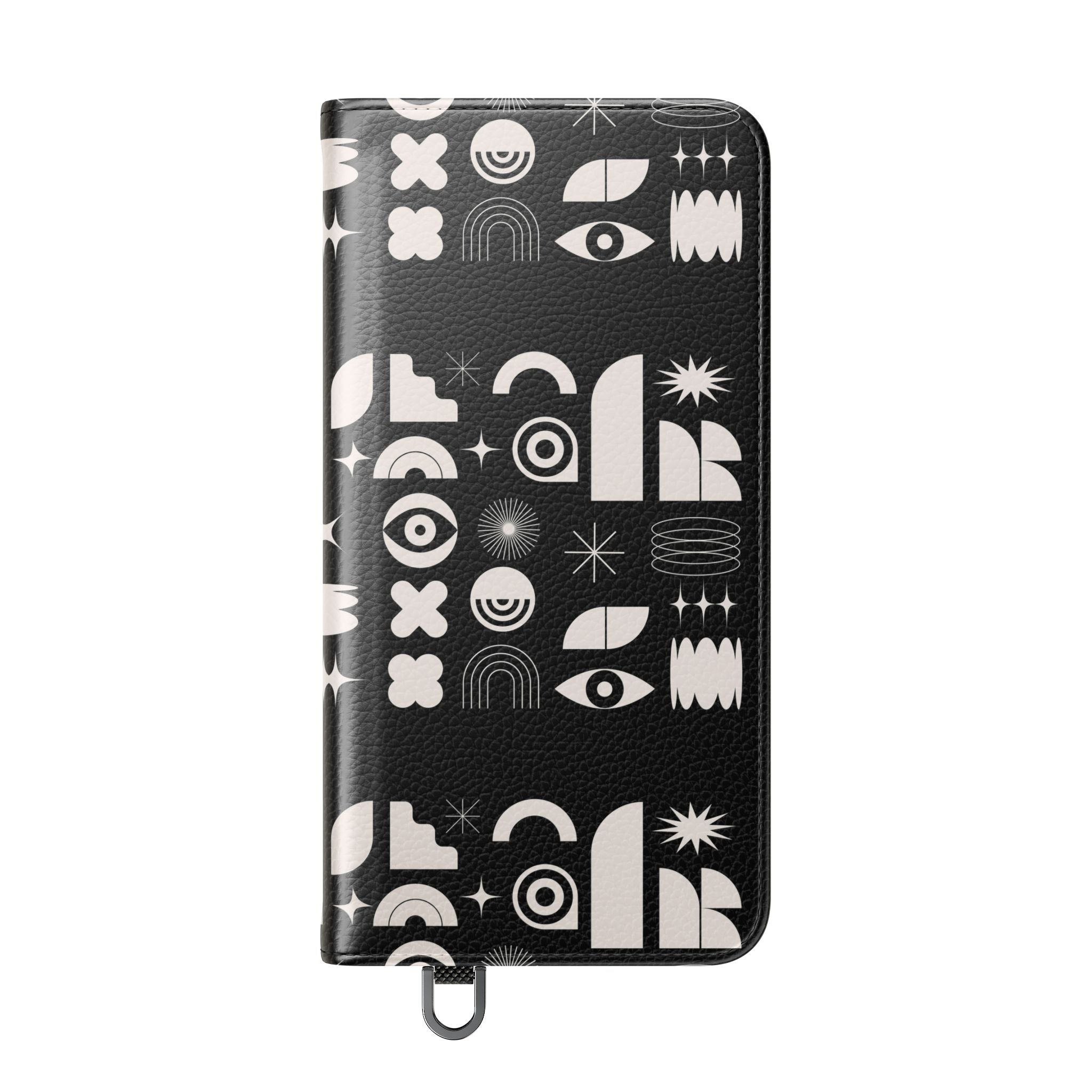 Stylish Flip Cases with Abstract Design - Versatile Phone Wallet for Everyday Use
