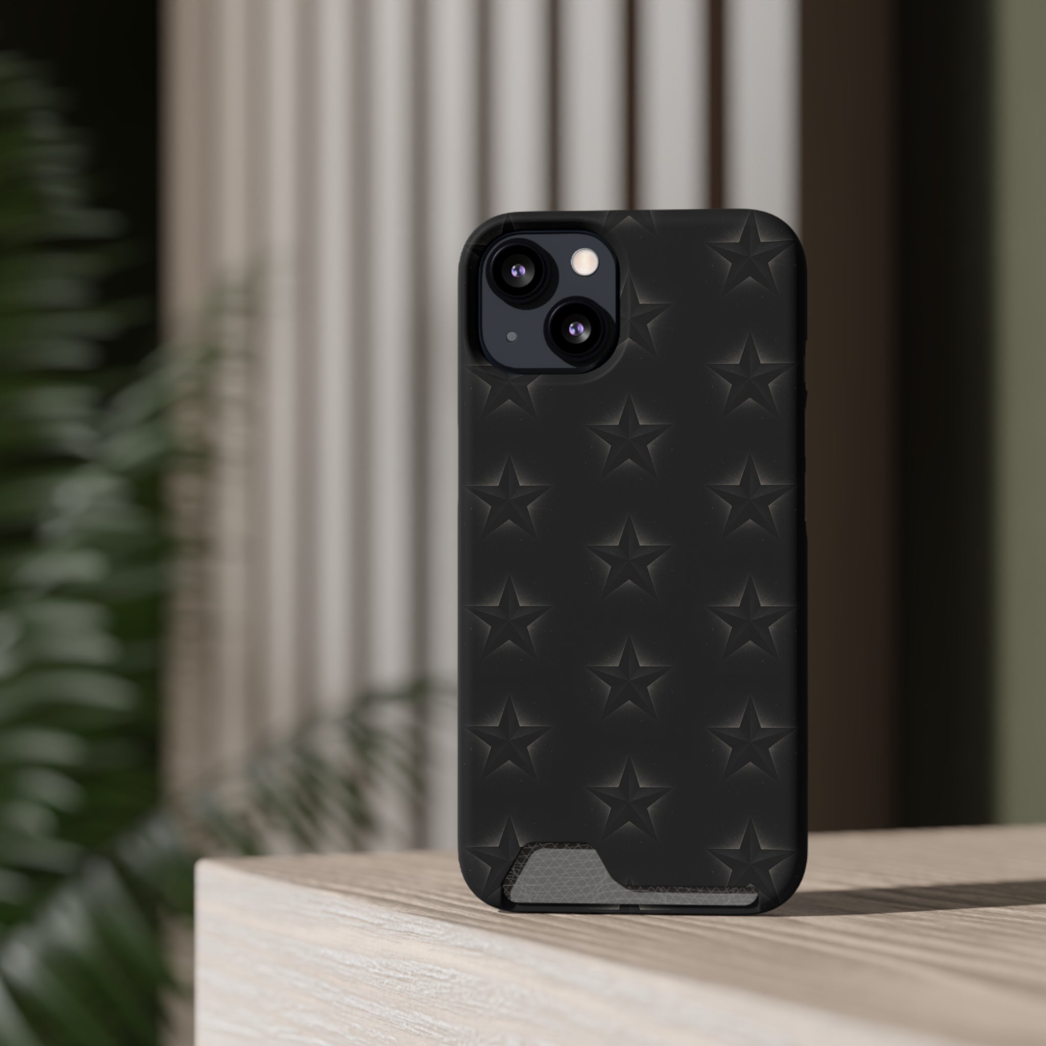 Star Phone Case with Card Holder