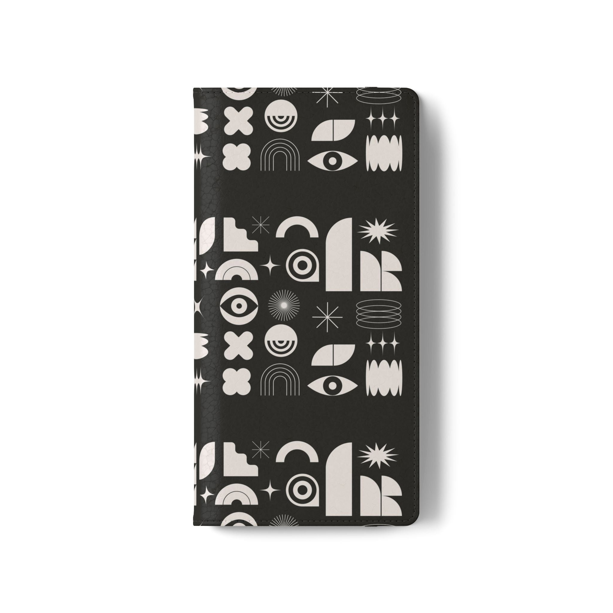 Stylish Flip Cases with Abstract Design - Versatile Phone Wallet for Everyday Use